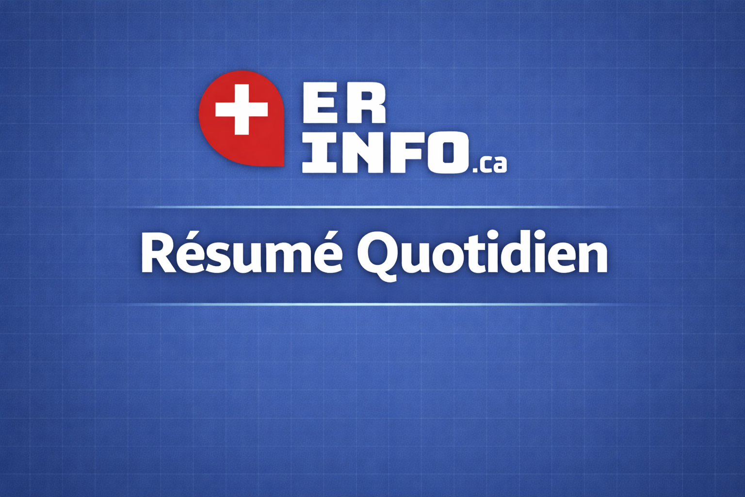 Sommaire quotidien — Capacité des urgences (5 août 2026)