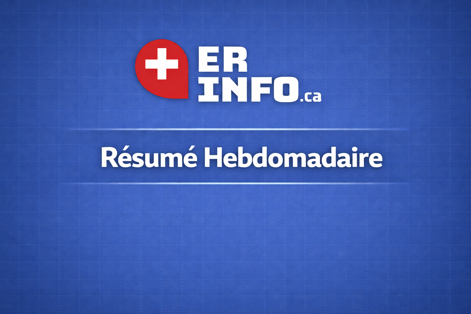 Bilan hebdomadaire des urgences au Québec — du 27 juillet au 2 août 2026